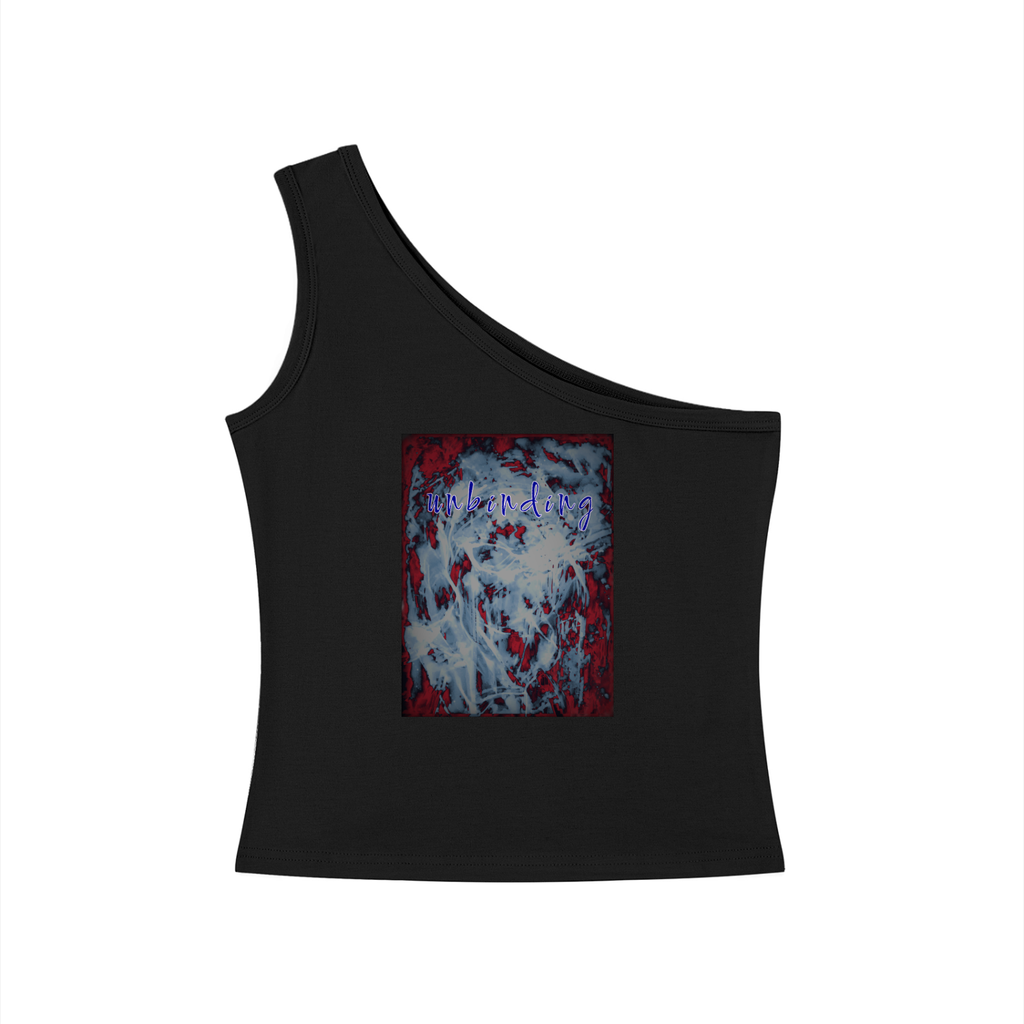 Women's One-Shoulder Crop Tank Top