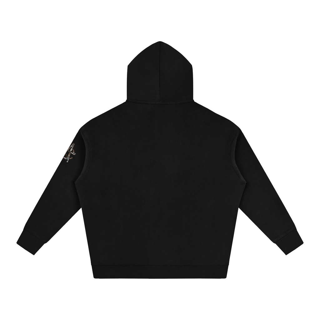 No touchie! Fleeced Hoodie