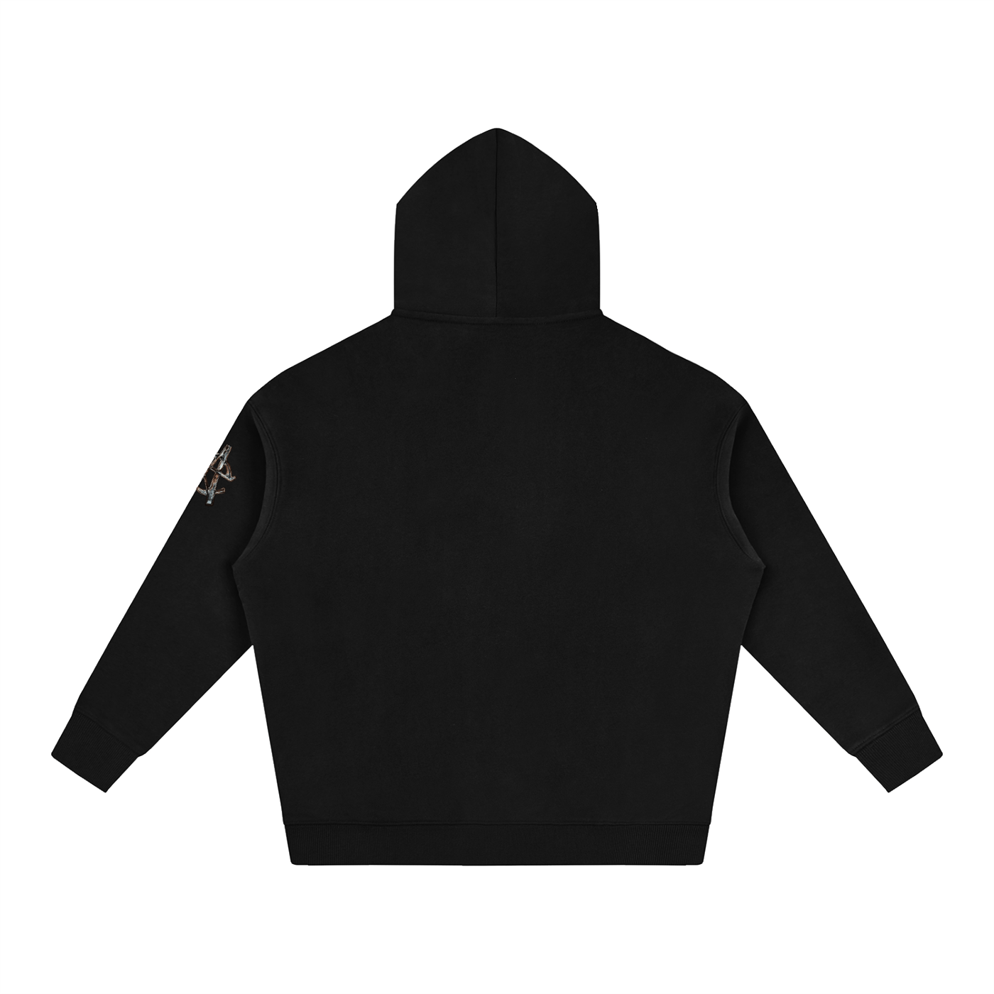 No touchie! Fleeced Hoodie