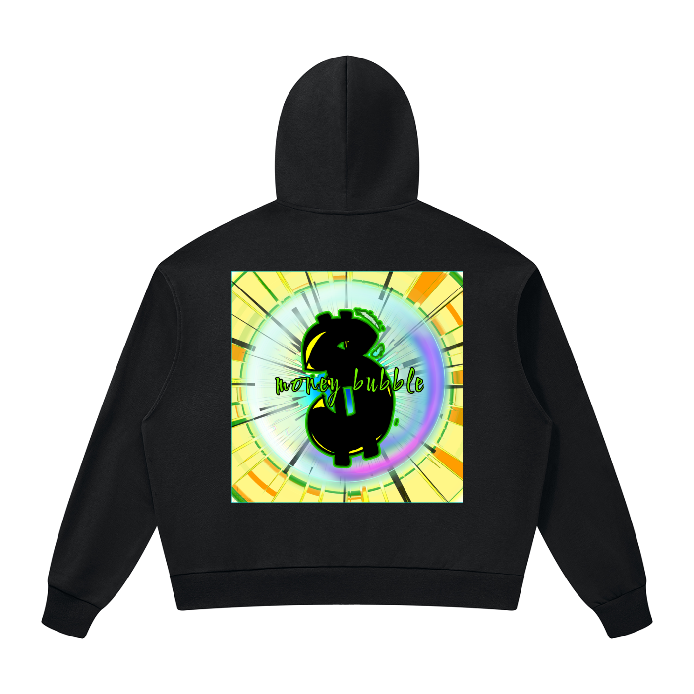 Unisex Drop Shoulder Full Zip Hoodie
