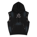 Famous Face Sleeveless Hoodie