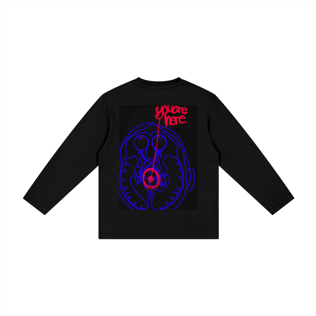 Kid's Drop Shoulder Long Sleeve T-Shirt