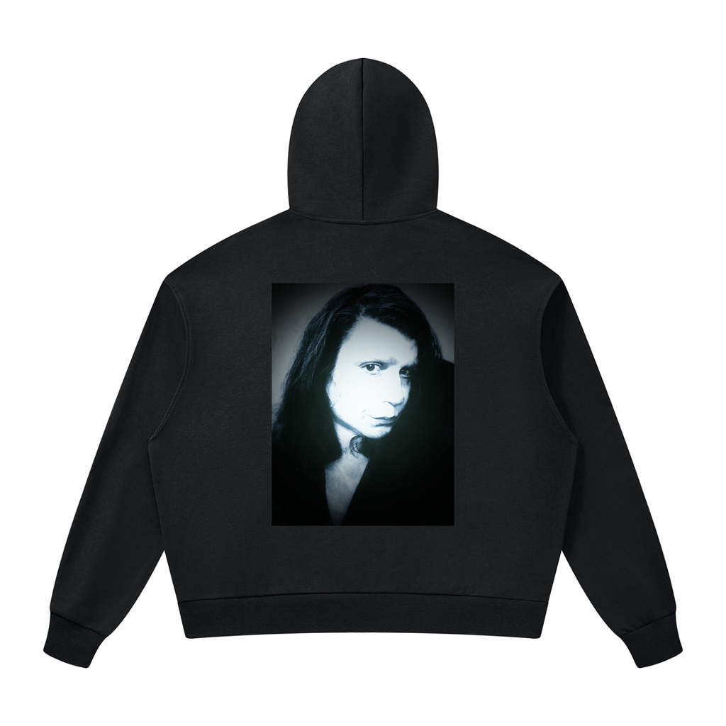 Unisex Drop Shoulder Full Zip Hoodie